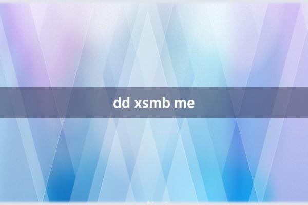 dd xsmb me