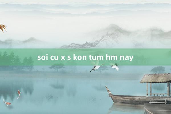 soi cu x s kon tum hm nay